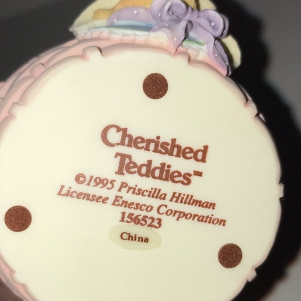 Cherished Teddies Spring Easter Basket - Picture 5 of 7